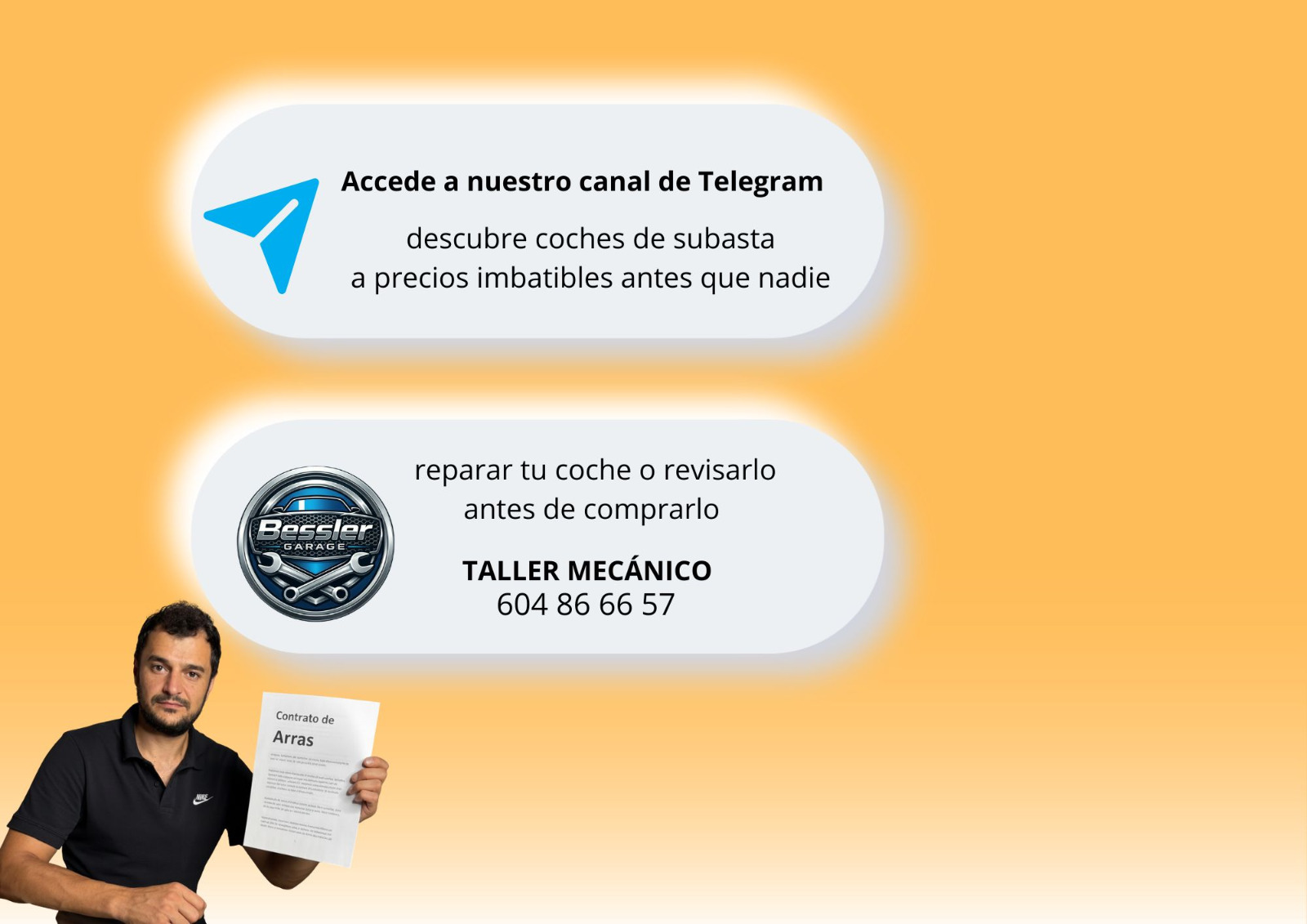 Canal de Telegram de Alemán Auto y taller mecánico Bessler Garage